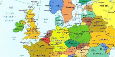 Landkarte von berlin-Karte Europa