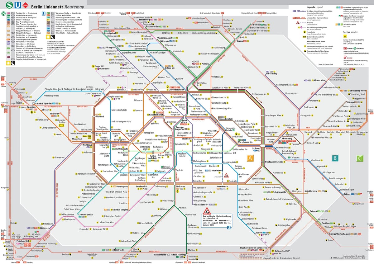 berlin Netzwerk-Karte