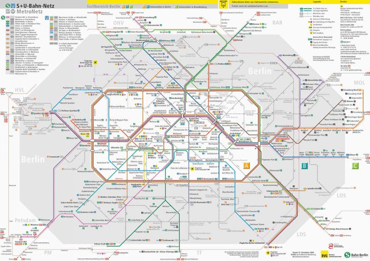 berlin Netzwerk-Karte