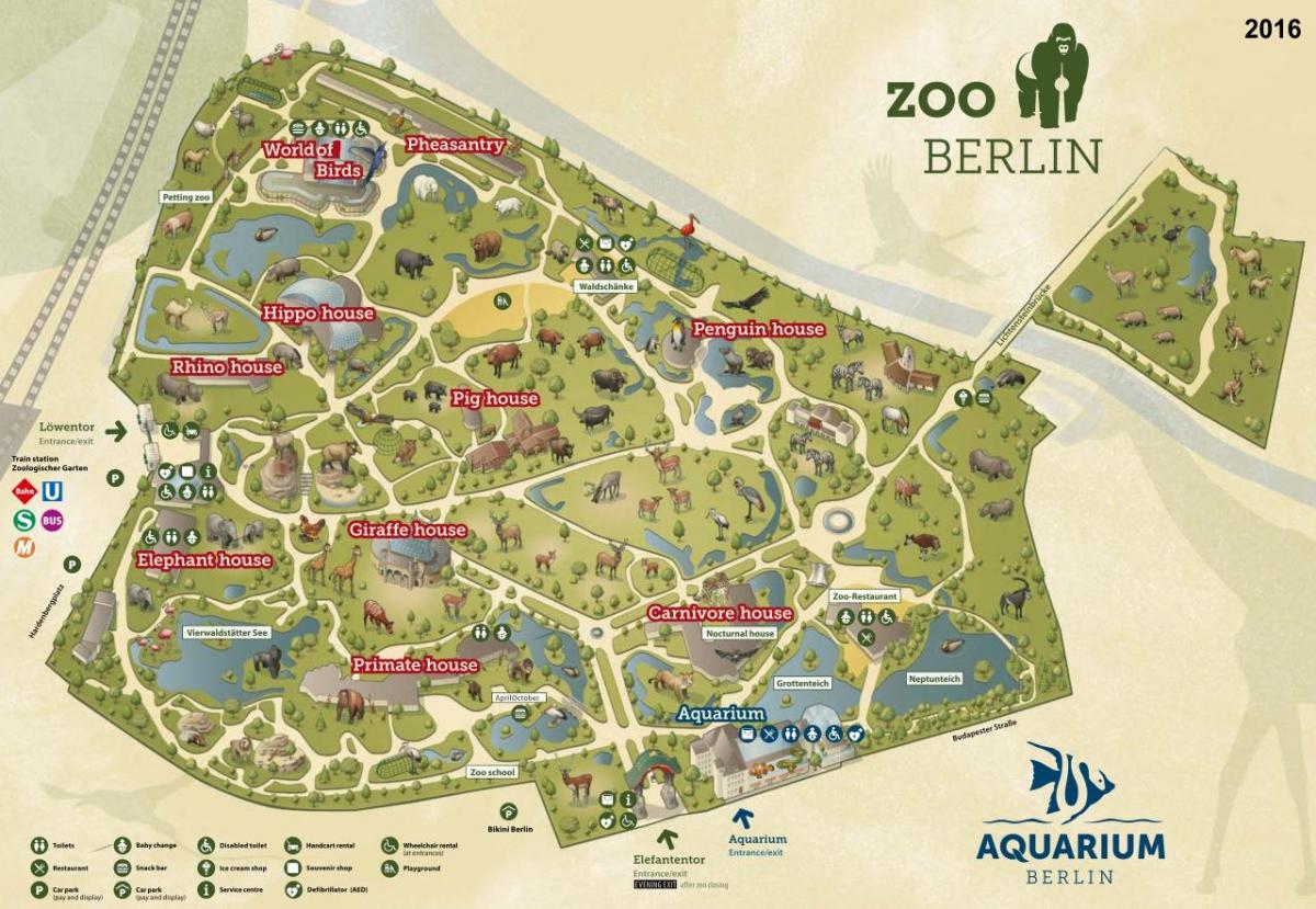 Karte von berlin zoo