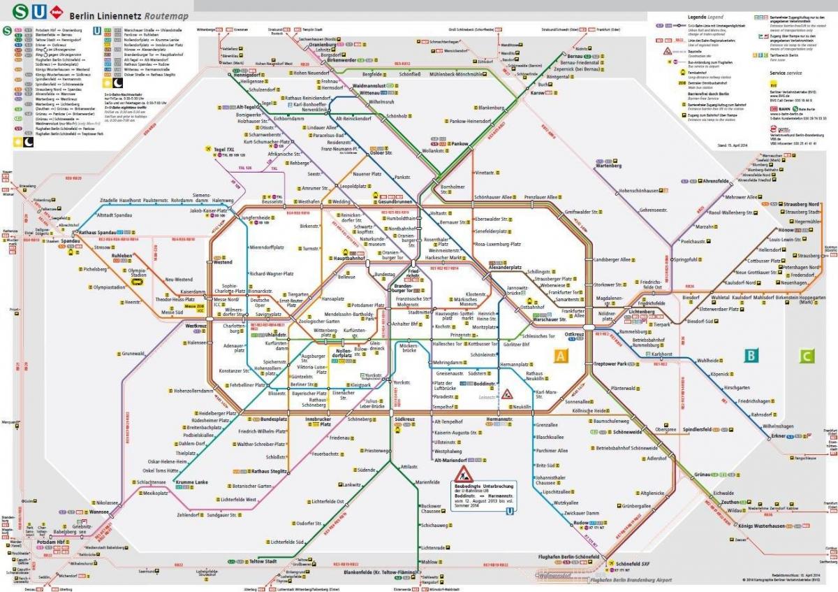 Bvg-Karte - Berlin-bvg-Karte (Deutschland)