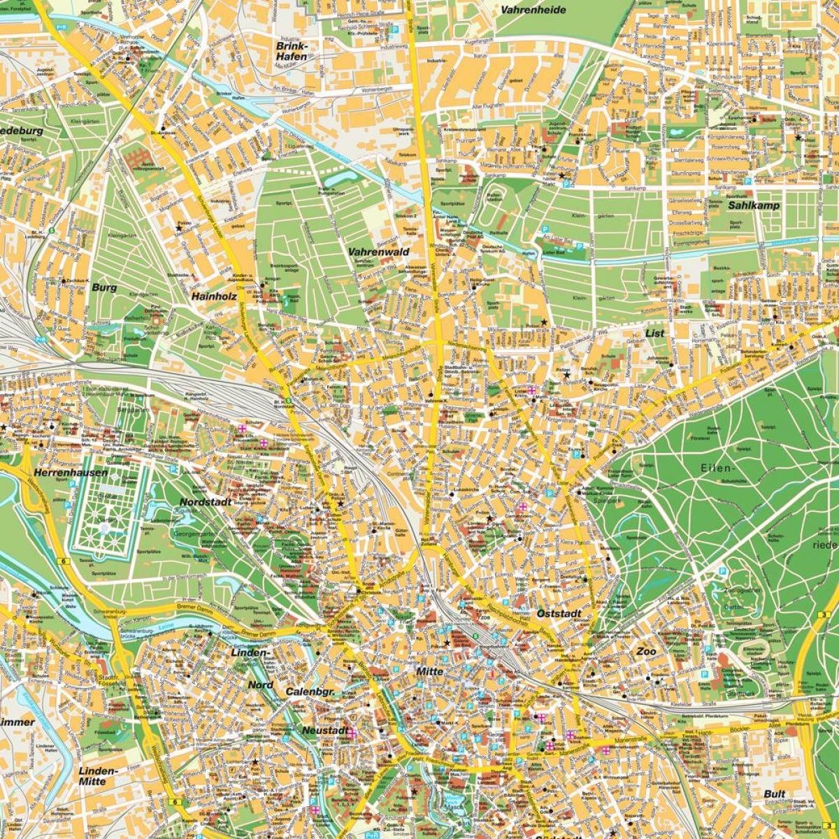 Mitte map - Karte von berlin mitte (Deutschland)