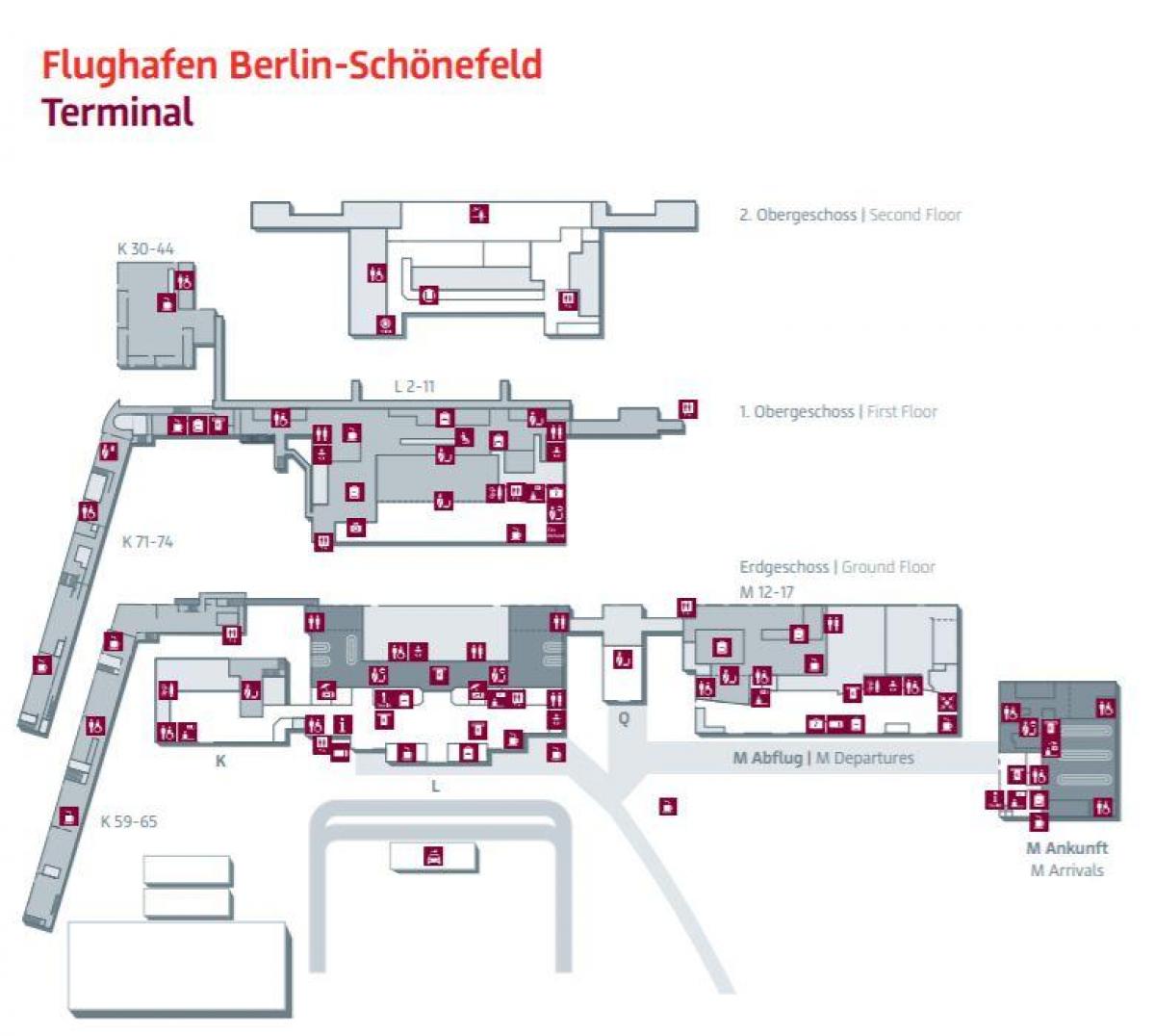 berlin sxf-Flughafen Karte