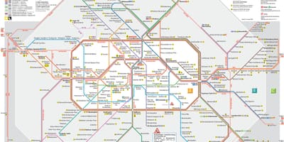 Berlin Netzwerk-Karte