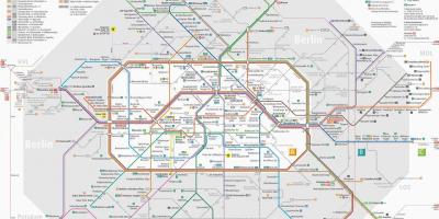 Berlin Netzwerk-Karte