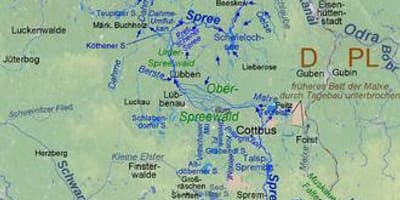 Karte von berlin Flüssen