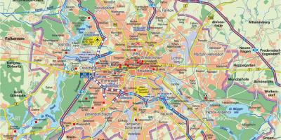 Berlin Stadt Karte