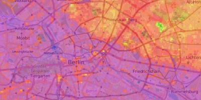 Karte von berlin topographischen