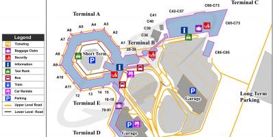 Der Flughafen Tegel Karte 